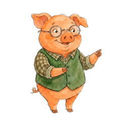 Truffles explaining a bookkeeping idea